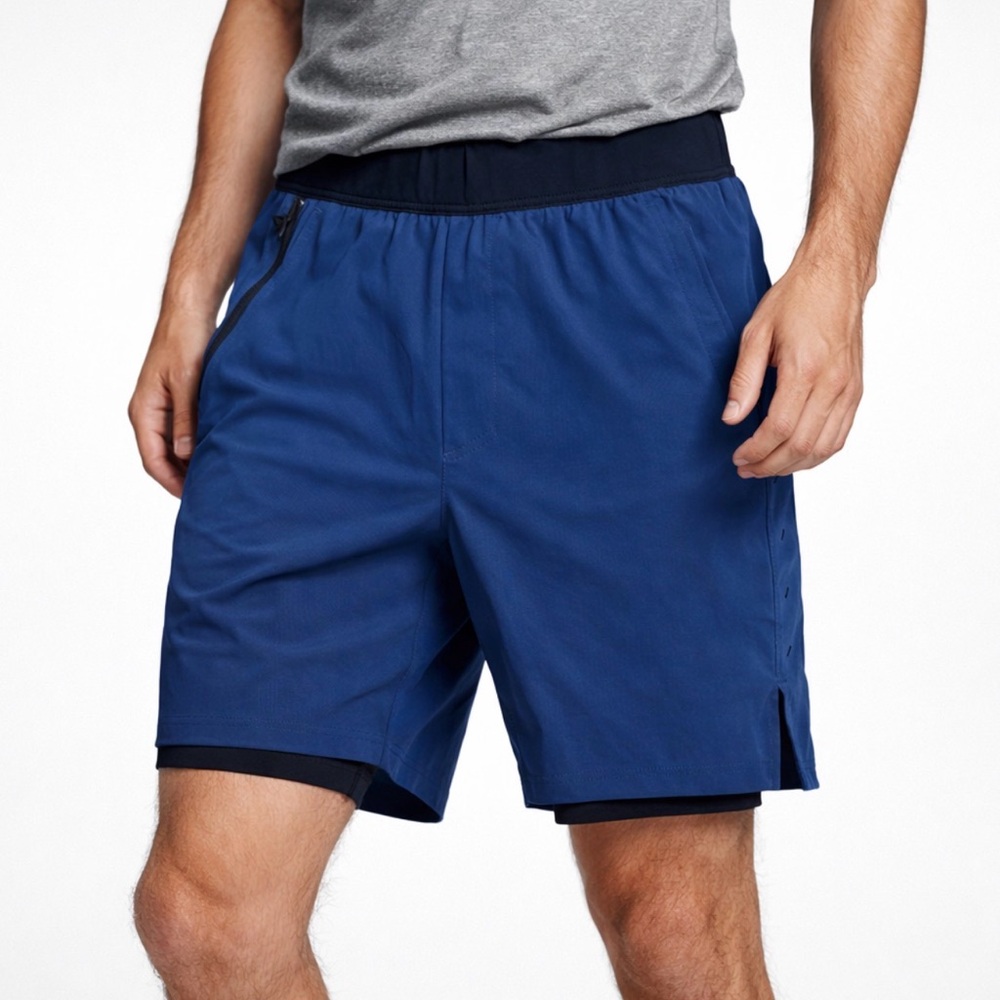 SoulCycle Navy Blue Men's Athletic Shorts